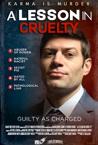 a lesson in cruelty 2018 poster