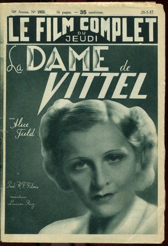 la dame de vittel 1937 poster