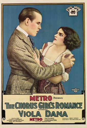 the chorus girl's romance 1920 poster