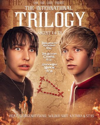 sam and colby present: the international trilogy 2022 poster