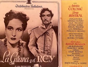 la gitana y el rey 1946 poster