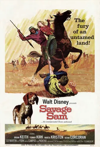 savage sam 1963 poster