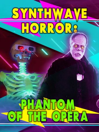 synthwave horror: phantom of the opera 2023 poster