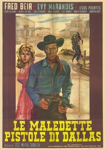 las malditas pistolas de dallas 1964 poster