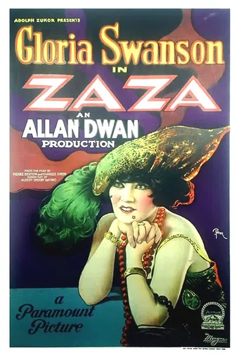 zaza 1923 poster