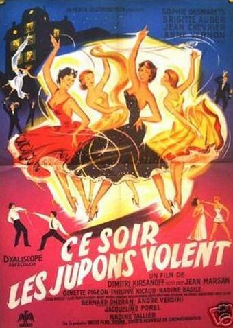 ce soir les jupons volent... 1956 poster