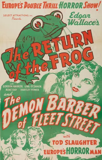 return of the frog 1938 poster