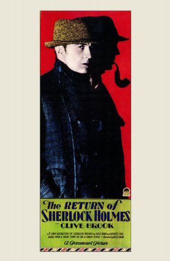 the return of sherlock holmes 1929 poster