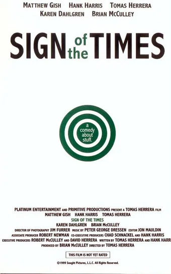 sign of the times 1999 poster