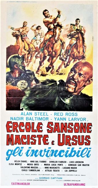 ercole, sansone, maciste e ursus gli invincibili 1964 poster