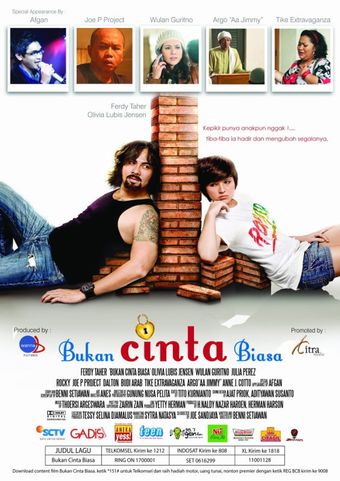 bukan cinta biasa 2009 poster