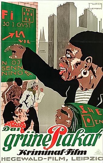 das grüne plakat 1920 poster