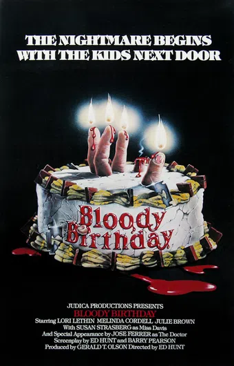 bloody birthday 1981 poster