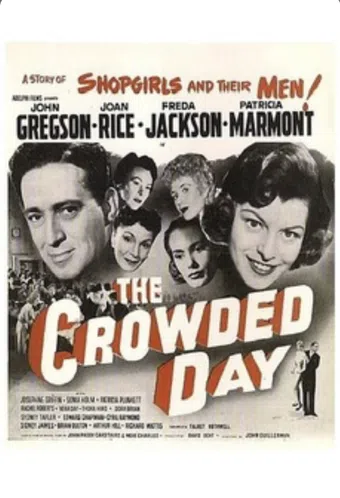 the crowded day 1954 poster