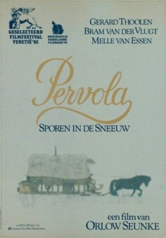 pervola, sporen in de sneeuw 1985 poster