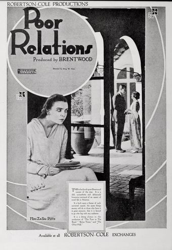 poor relations 1919 poster