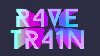 rave train 2014 poster