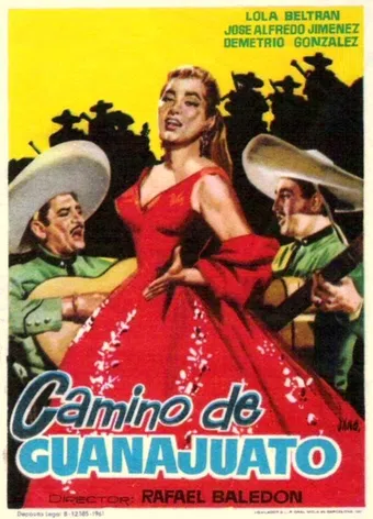 camino de guanajuato 1955 poster