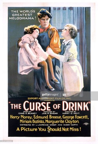 the curse of drink 1922 poster