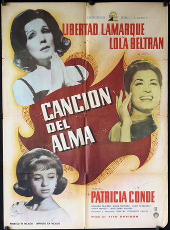 canción del alma 1964 poster