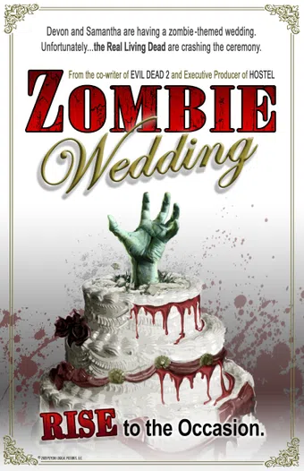 zombie wedding poster