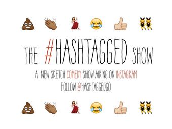 the #hashtagged show 2016 poster