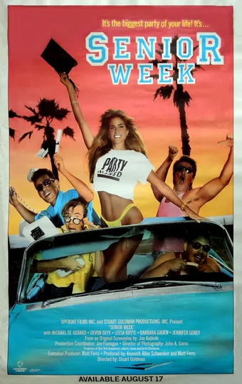 senior week 1987 poster