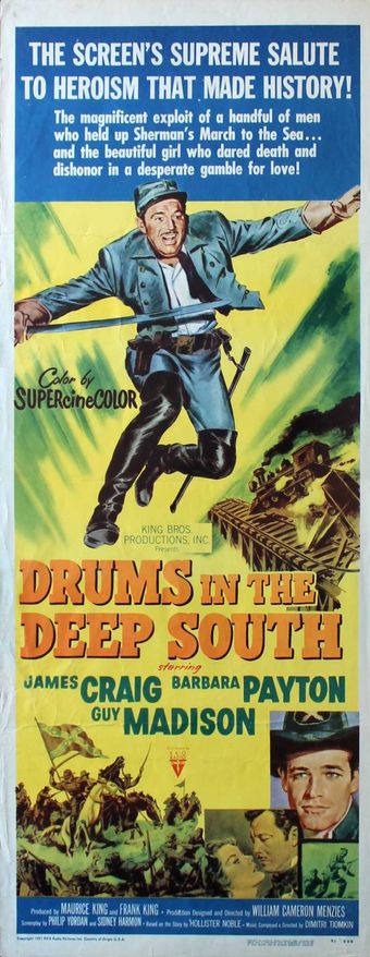 drums in the deep south 1951 poster