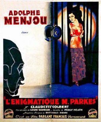 l'énigmatique monsieur parkes 1930 poster