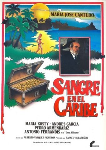 sangre en el caribe 1985 poster