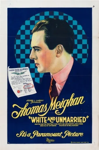 white and unmarried 1921 poster