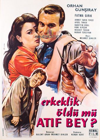 erkeklik öldü mü atif bey 1962 poster