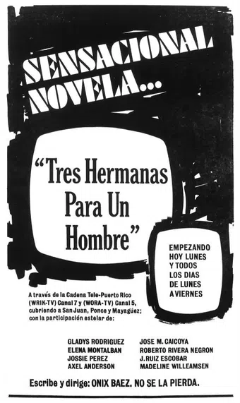 tres hermanas para un hombre 1968 poster