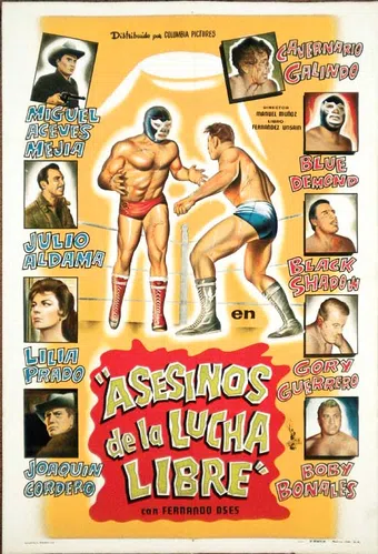 asesinos de la lucha libre 1962 poster