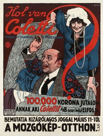 wo ist coletti? 1913 poster