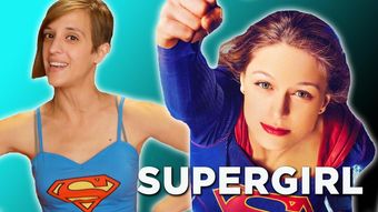 girl on supergirl 2015 poster