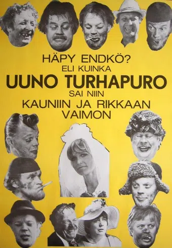 häpy endkö? eli kuinka uuno turhapuro sai niin kauniin ja rikkaan vaimon 1977 poster