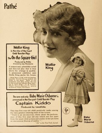 the on-the-square girl 1917 poster