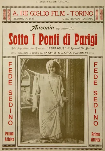 sotto i ponti di parigi 1921 poster