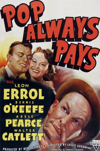 pop always pays 1940 poster