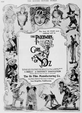 the patchwork girl of oz 1914 poster