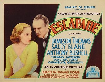 escapade 1932 poster