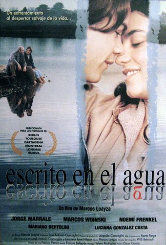 escrito en el agua 1998 poster