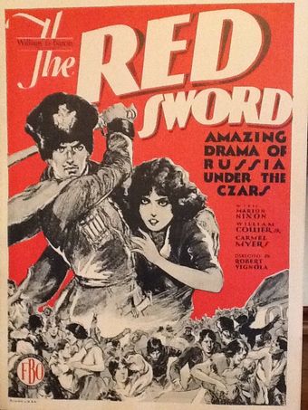 the red sword 1929 poster