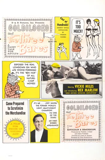 goldilocks and the three bares 1963 poster