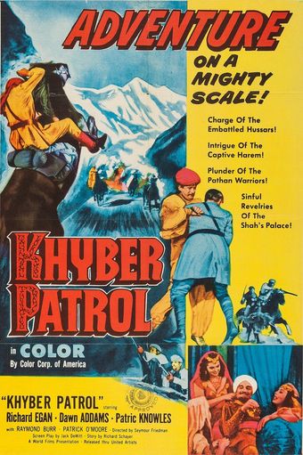 khyber patrol 1954 poster