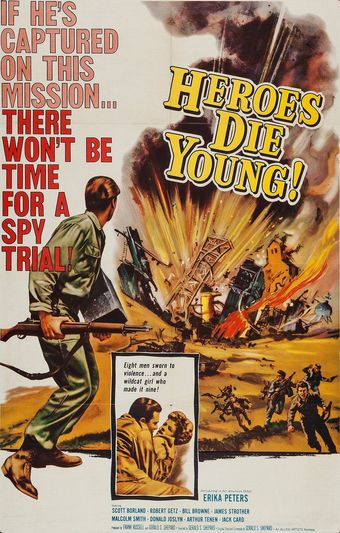 heroes die young 1960 poster