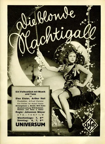 die blonde nachtigall 1930 poster