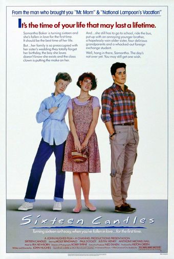 sixteen candles 1984 poster