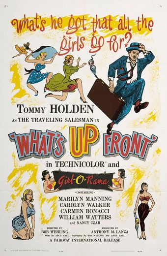 what's up front! 1964 poster